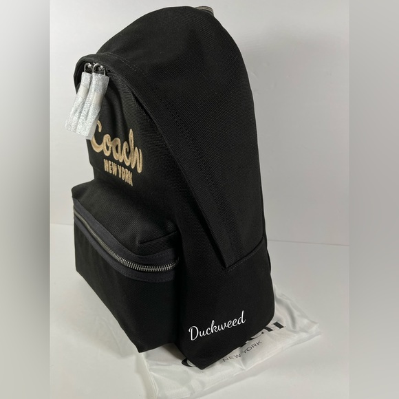 COACH Cargo Canvas Backpack ~NWT~ CAM76 Black main image 4